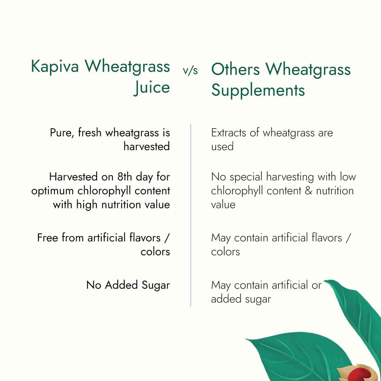 Kapiva Wheatgrass Juice 1L - Help's to Detoxify the Liver, Cleanse the Digestive System, Boost Metabolism & Purify Blood thumbnail