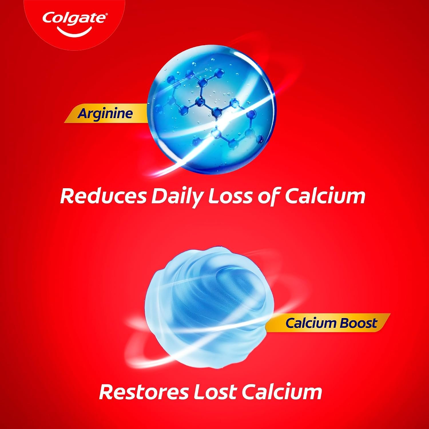 Colgate Strong Teeth, 500g (200g + 200g + 100g), Calcium-boost Tooth Paste for 2X Stronger Teeth, Protects Enamel, Whitens Teeth, Fresh Breath & Prevents Cavities (Combo Multipack) thumbnail