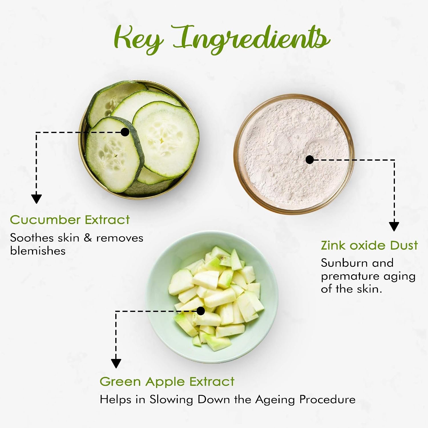 NutriGlow Advanced Organic Green Apple Facial Toner  100ml thumbnail