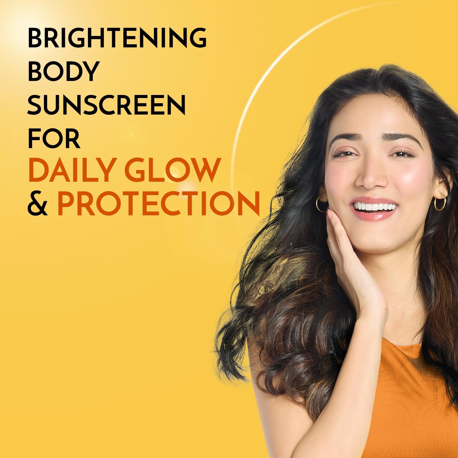 Joy Hello Sun Skin Brightening Body Sunscreen Lotion SPF 35 (150ml) | UVA + UVB Protection | Tan Control and Brightening | Lightweight, Fast Absorbing & Zero White Cast | For All Skin Types thumbnail