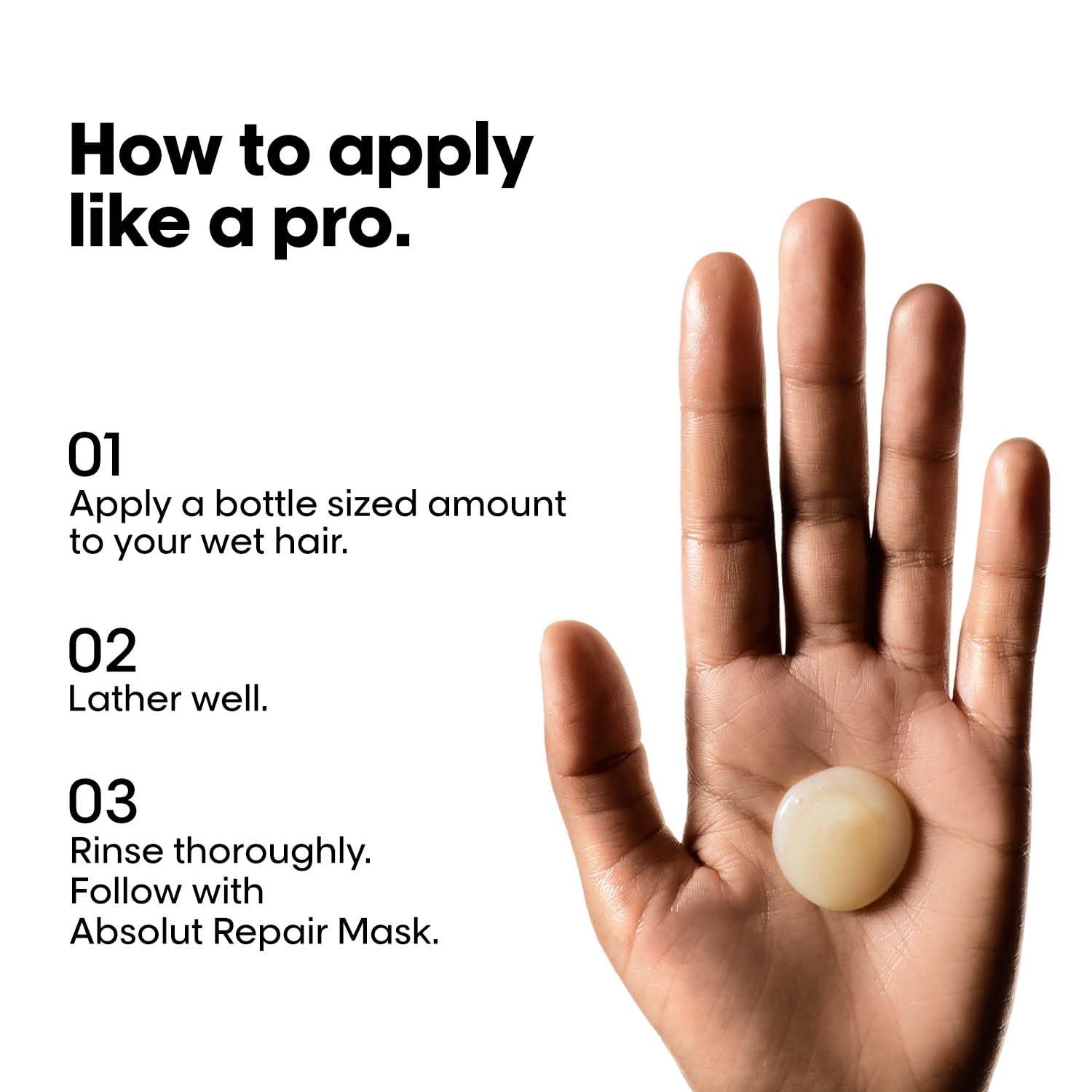 L'Oréal Professionnel Absolut Repair Shampoo for Dry & Damaged Hair - 300ml thumbnail