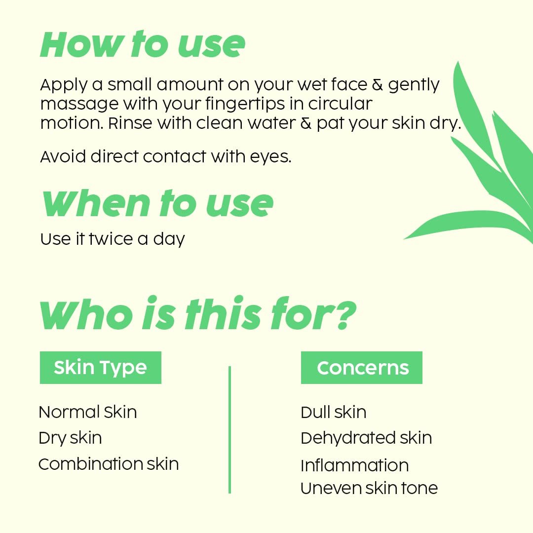PLIX - THE PLANT FIX Vitamin C Juicy Face Wash (100 ml) Cleanser For Skin Brightening, With Pro Vitamin B5 For Moisturization & Alpha Lipoic Acid For Glowing Skin | For Women & Men thumbnail