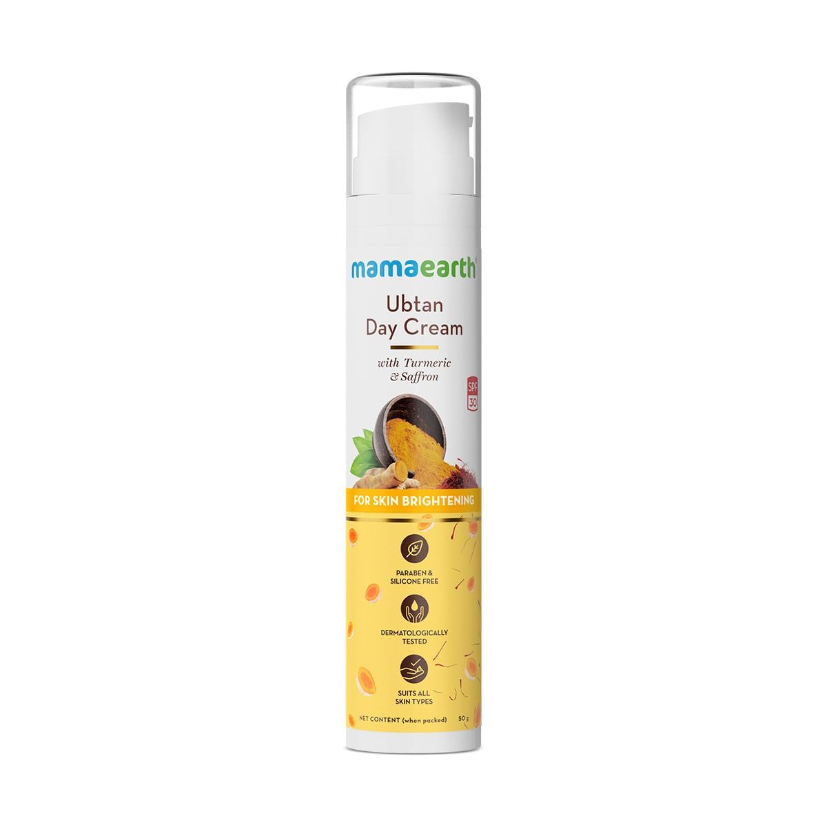 Mamaearth Ubtan Day Cream with SPF 30 / 50 g