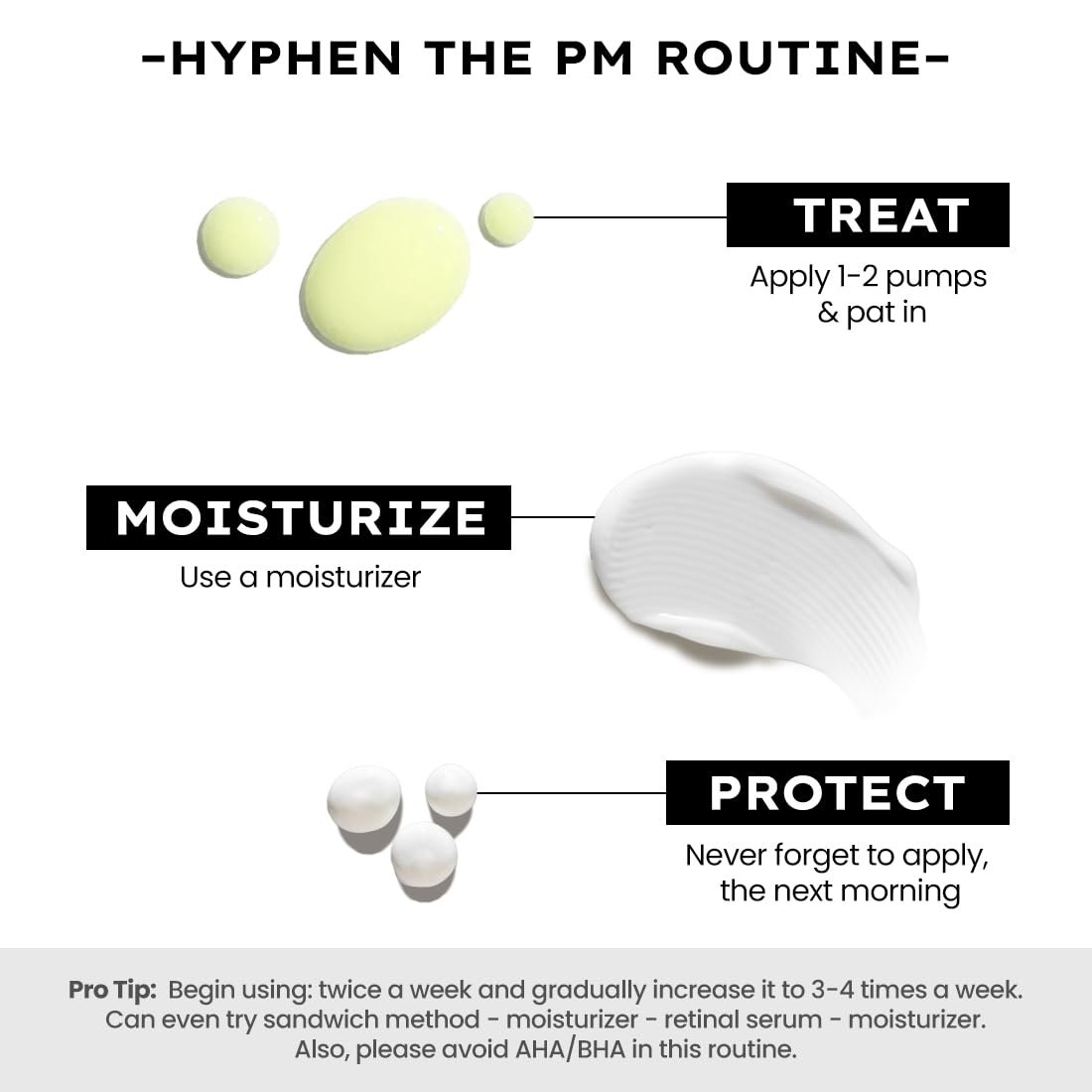 Hyphen 0.1% Retinal Reset Serum Pro | 30% More Effective than Retinol Serum| Advanced Anti Ageing Face Serum | Reduces Fine Lines & Wrinkles | -30 ml thumbnail