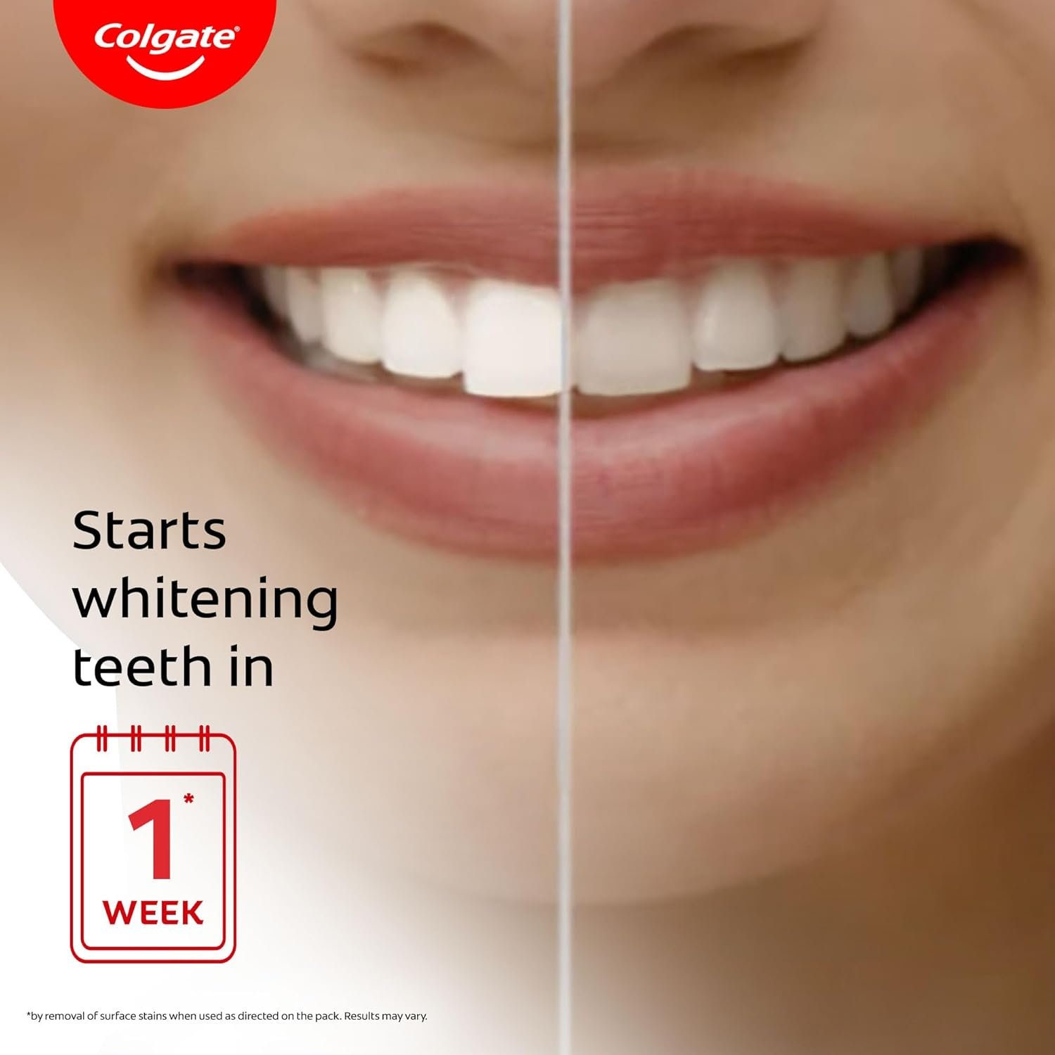Colgate Visible White Toothpaste, Teeth Whitening Starts in 1 week, Safe on Enamel, Stain Removal Tooth Paste and Minty Flavour for Fresh Breath (200g + 40g, Combo Pack) thumbnail