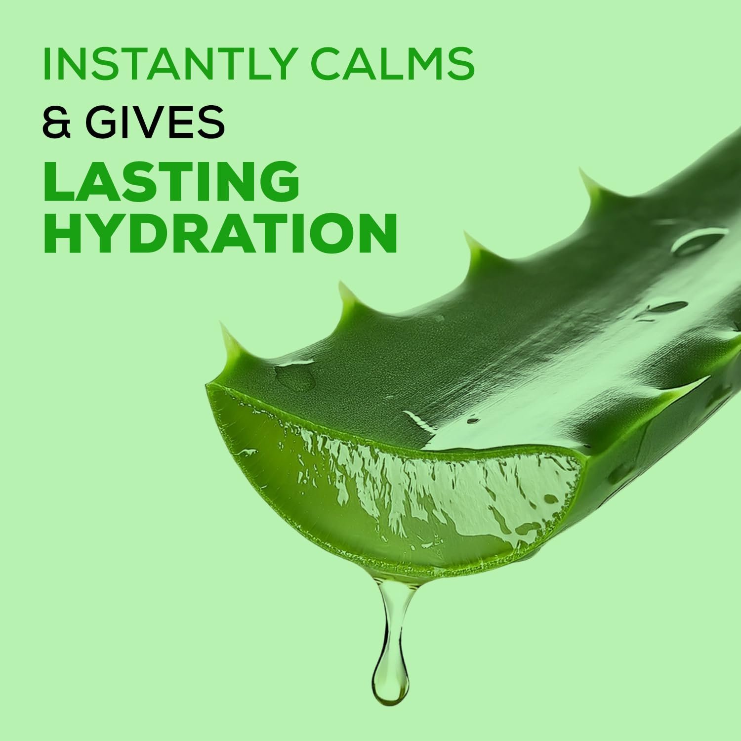 Joy Pure Aloe Vera Gel for Face & Body (300ml) with Natural Moisturisers & Pro Vitamin B5 | 99% Pure Aloe Gel for Hydrating Dry & Damaged Skin | Non Sticky & Quick Absorbing thumbnail
