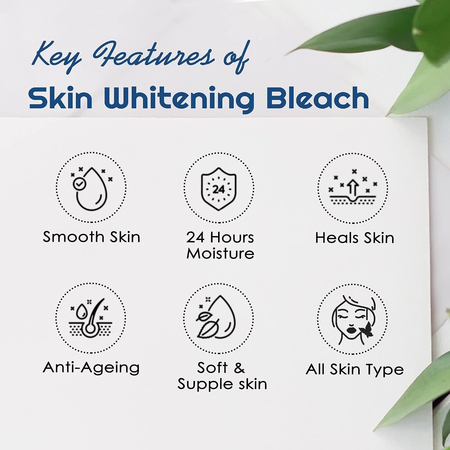 NutriGlow Advanced Organics Cream Bleach Kit for Facial Hair 700g thumbnail