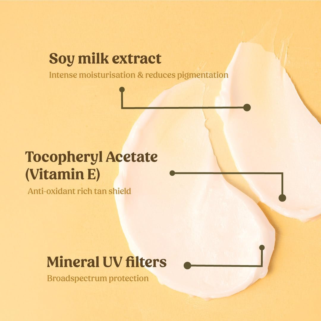 Vilvah Milk Lip Balm SPF 30 | Non-Tinted Lip Balm with Broad Spectrum UVA & UVB Protection | Intense Moisturisation & Barrier Repair | Mineral UV Filters, Soy Milk & Vitamin E | thumbnail