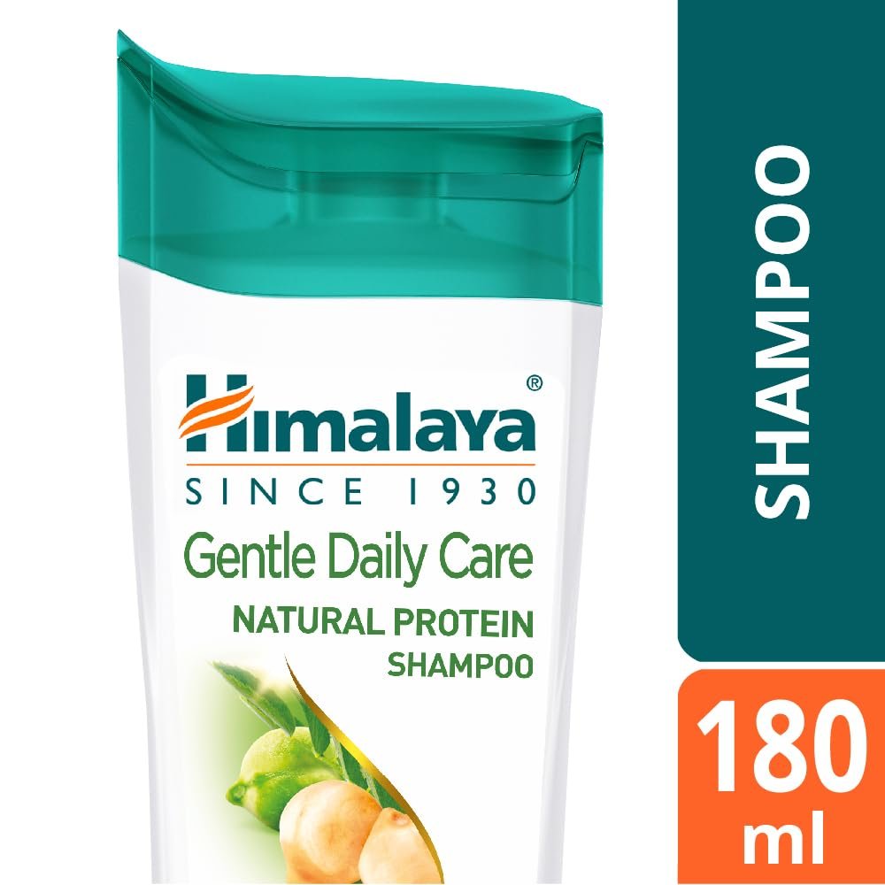 Himalaya Gentle Daily Care Natural Protein Shampoo, Gently cleanses & strengthens, With Chickpea, Licorice & Amla, For Women & Men, 180ml thumbnail