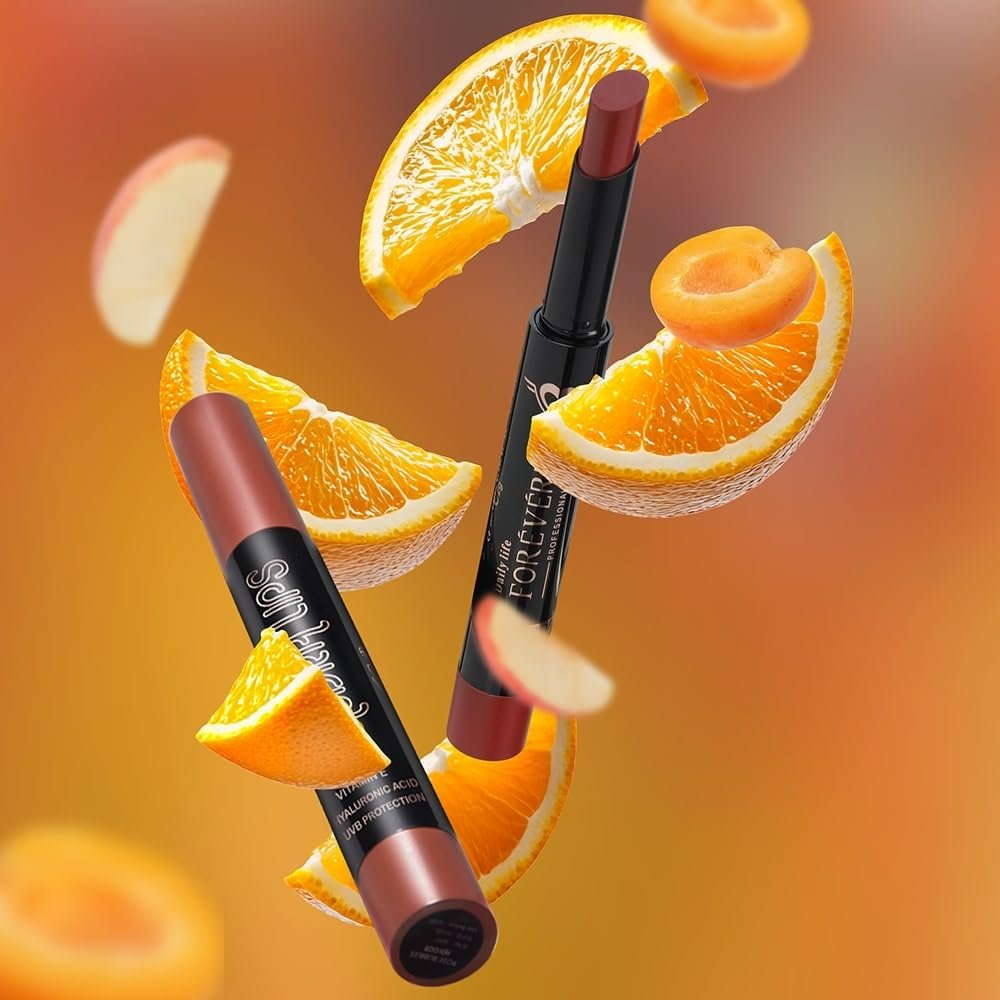 Daily Life Forever52 Hydra Lipstick, Semi-Matte Finish| Enriched with Hyaluronic Acid, Vitamin E & UVB Filter| 97% Lip Darkness Reduction | Vegan & Cruelty Free (SANGRIA-09, 2g) thumbnail