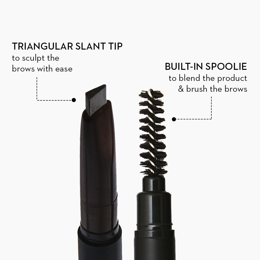 SUGAR Cosmetics Arch Arrival Brow Definer with Spoolie | Lasts Upto 12hrs | Pigmented Eyebrow Pencil | Long Lasting & Natural Finish | 3.5gm - 02 Taupe Tom thumbnail