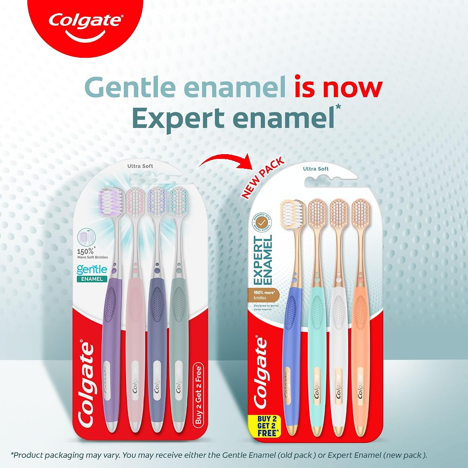 Colgate Expert Enamel Toothbrush 4 Pcs Set | Ultra Soft Bristles for Enamel thumbnail