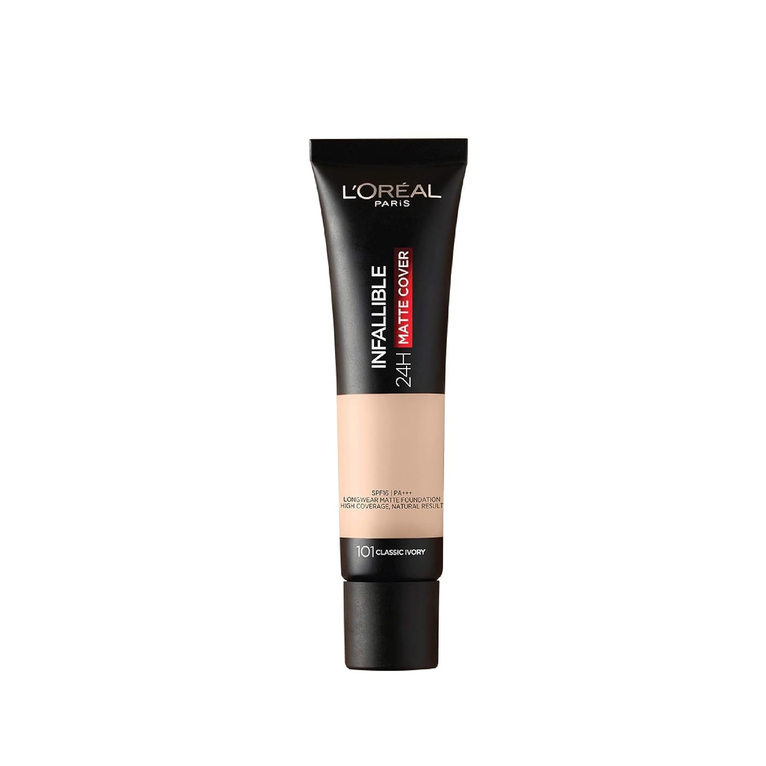 L'Oreal Paris Infallible 24H Matte Cover Foundation, 101 Classic Ivory, 35ml thumbnail