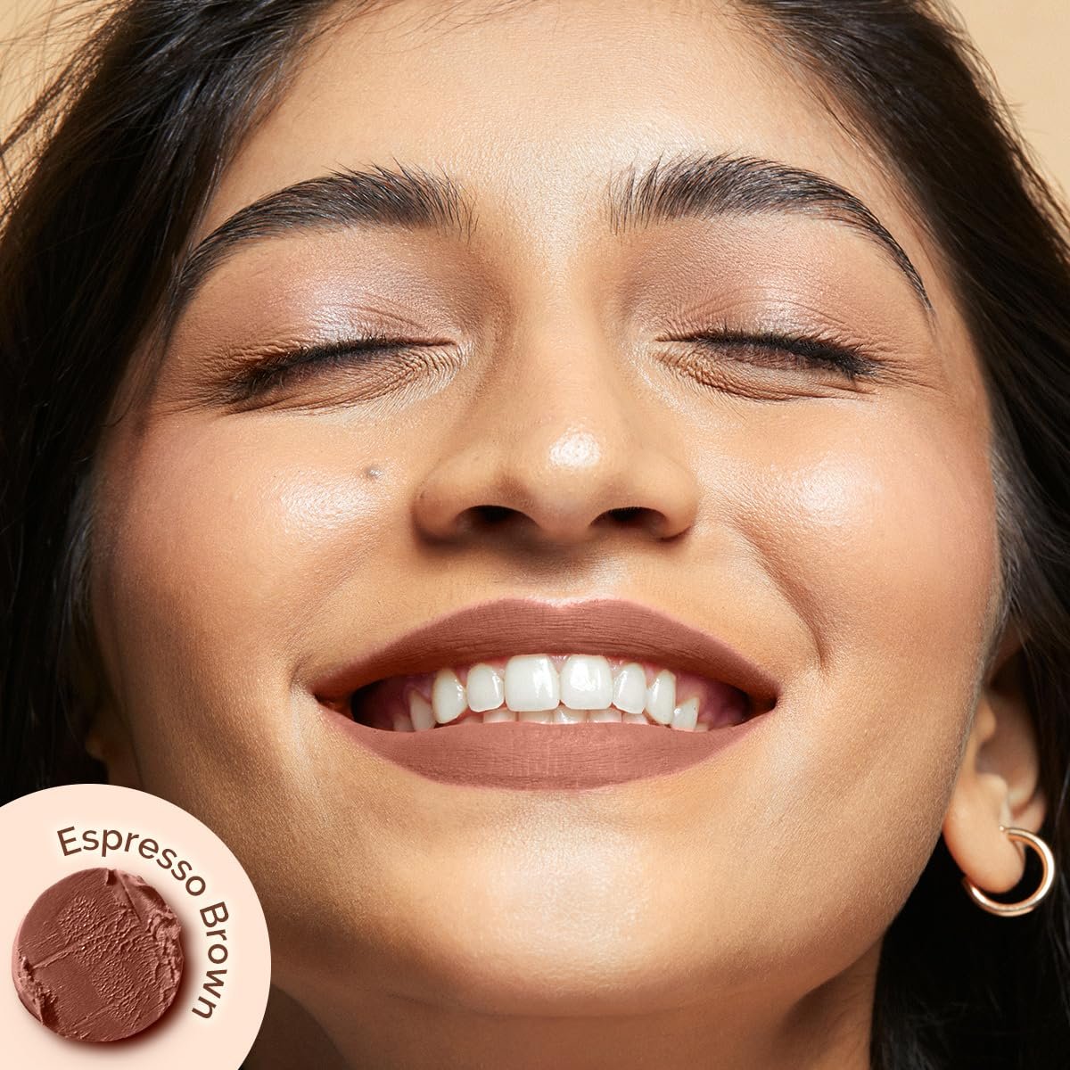 Mamaearth Moisture Matte Longstay Lipstick With Avocado Oil & Vitamin E For 12 Hour Long Stay-09 Espresso Brown - 2 G thumbnail