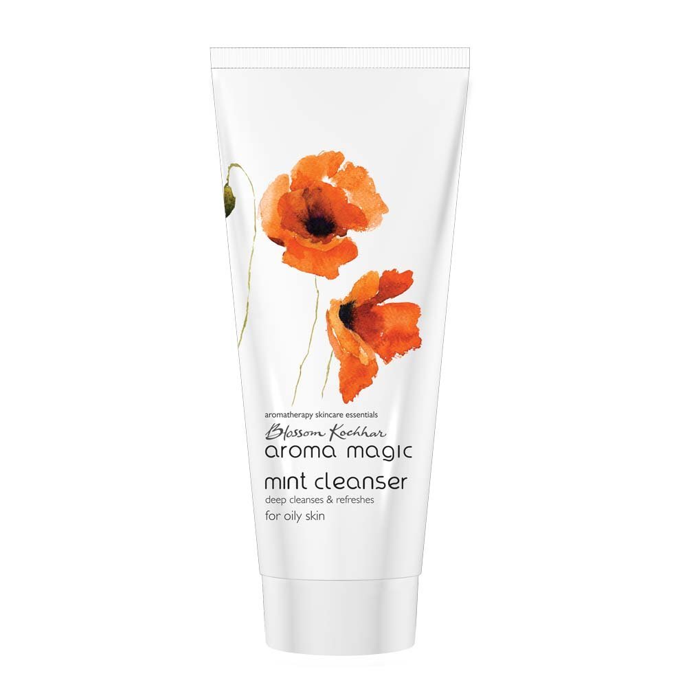 Aroma Magic Mint Cleanser to Refreshes, Heals acne, & Hydrates with Peppermint, Chinaberry seed, jojoba seed, spearmint & clove extracts | For Oily & Acne Prone Skin - 100 gm thumbnail