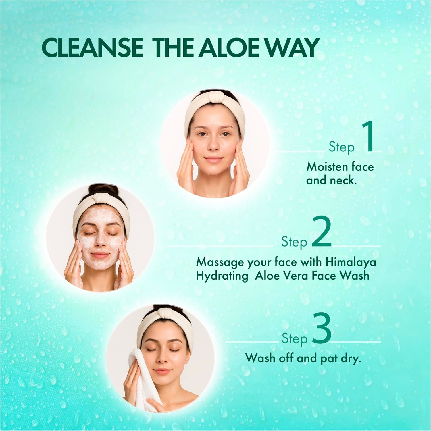 Himalaya Hydrating Aloe Vera Face Wash 200 ml | Aloe Vera & Vitamin E | Creamy Gentle Cleanser for Bouncy & Dewy skin | Clinically Tested | Paraben Free | For Dry Skin thumbnail