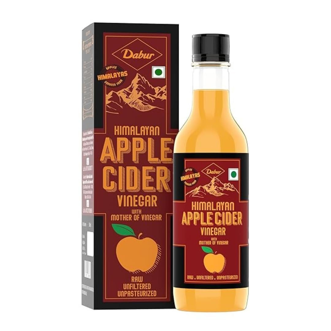 Dabur Himalayan Apple Cider Vinegar | Natural Apple Cider Vinegar for Everyday Wellness & Healthy Lifestyle | 500ml thumbnail