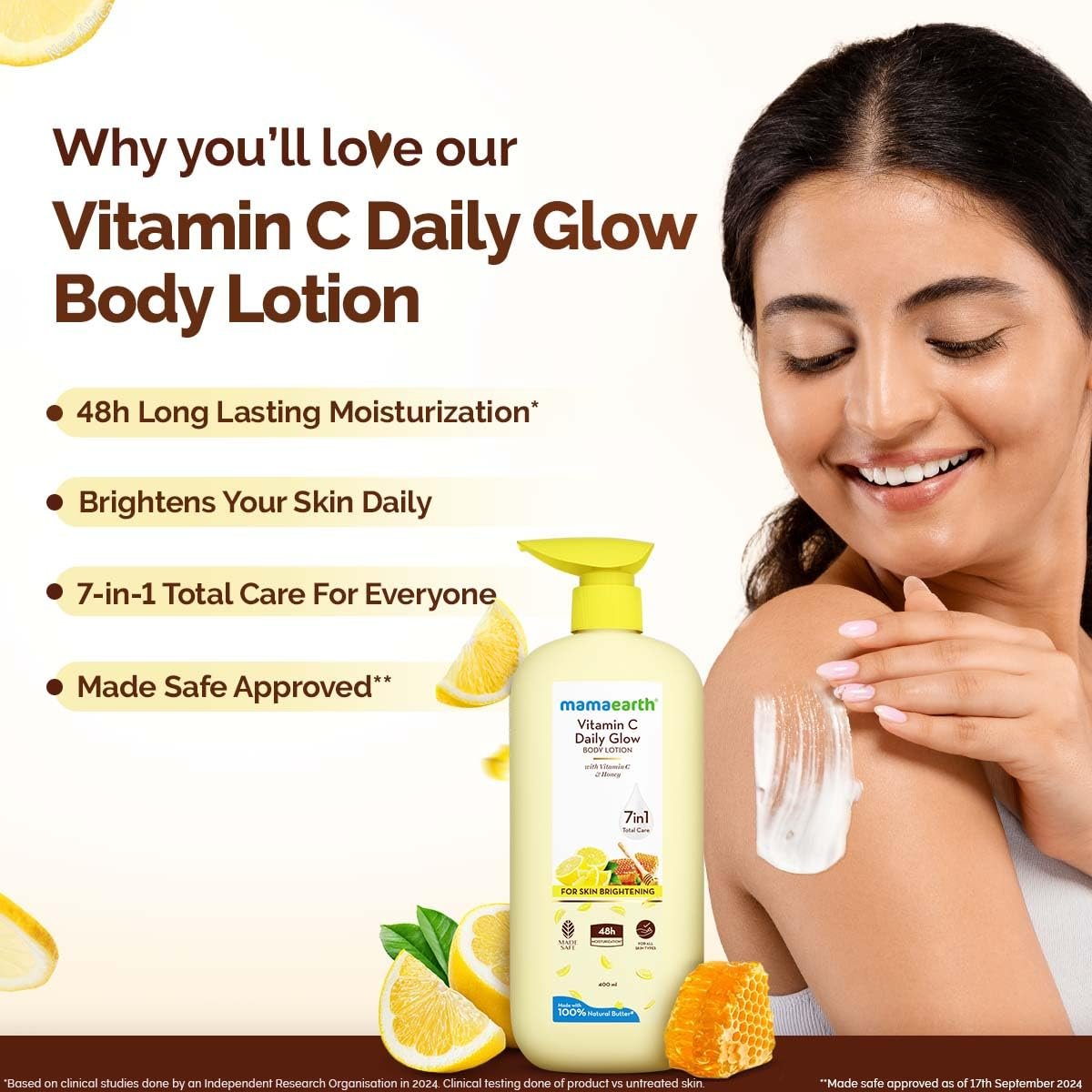 Mamaearth Vitamin C Daily Glow Body Lotion 400ml thumbnail