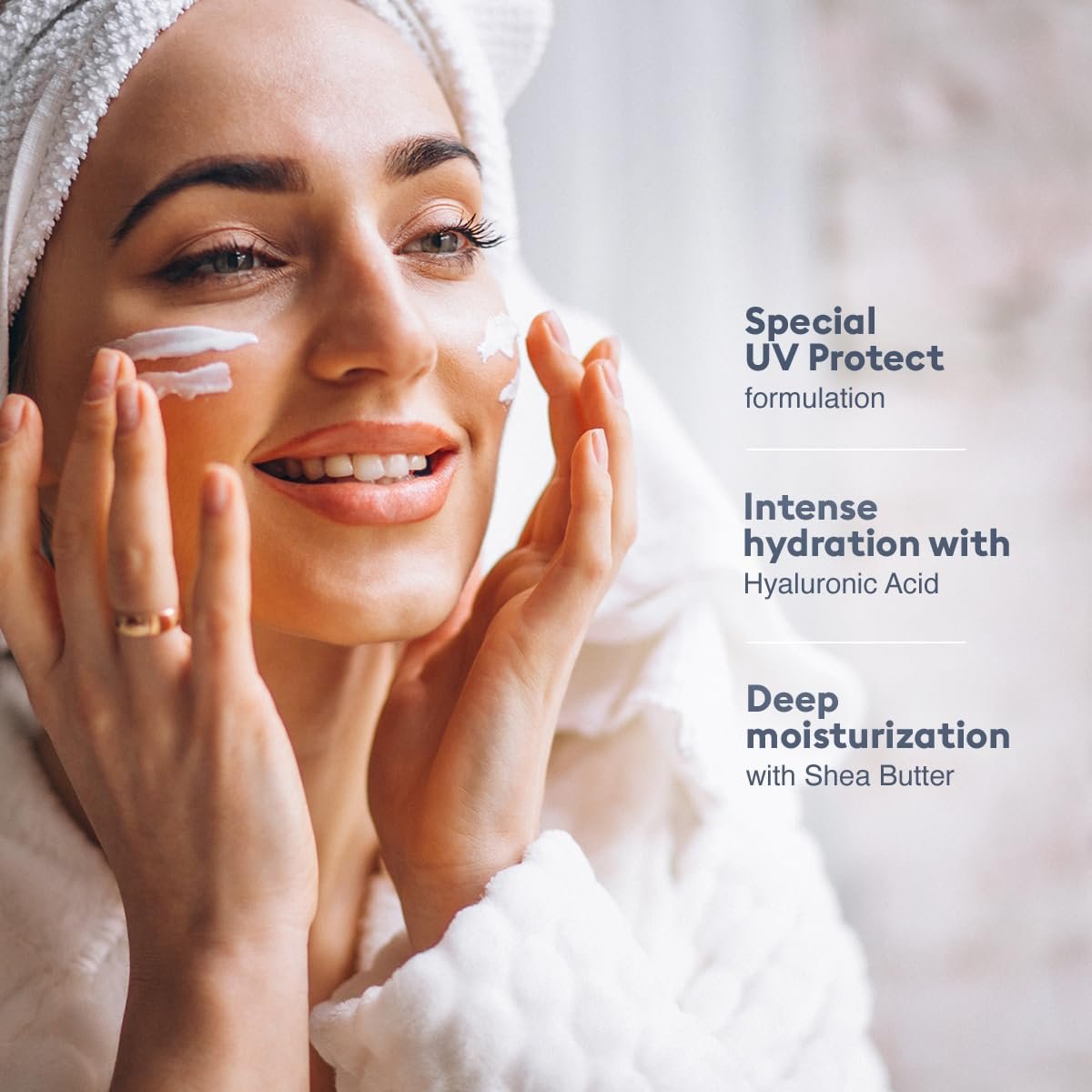 VLCC Deep Nourishing Face Cream with UV Protect - 200g | With Hyaluronic Acid & Shea Butter | UV Protection | Winter Skin Protection | Intense Moisturization & Nourishment thumbnail