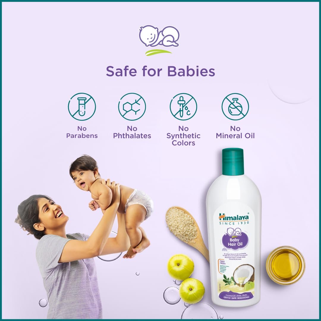 Himalaya Baby Hair Oil 200ml thumbnail