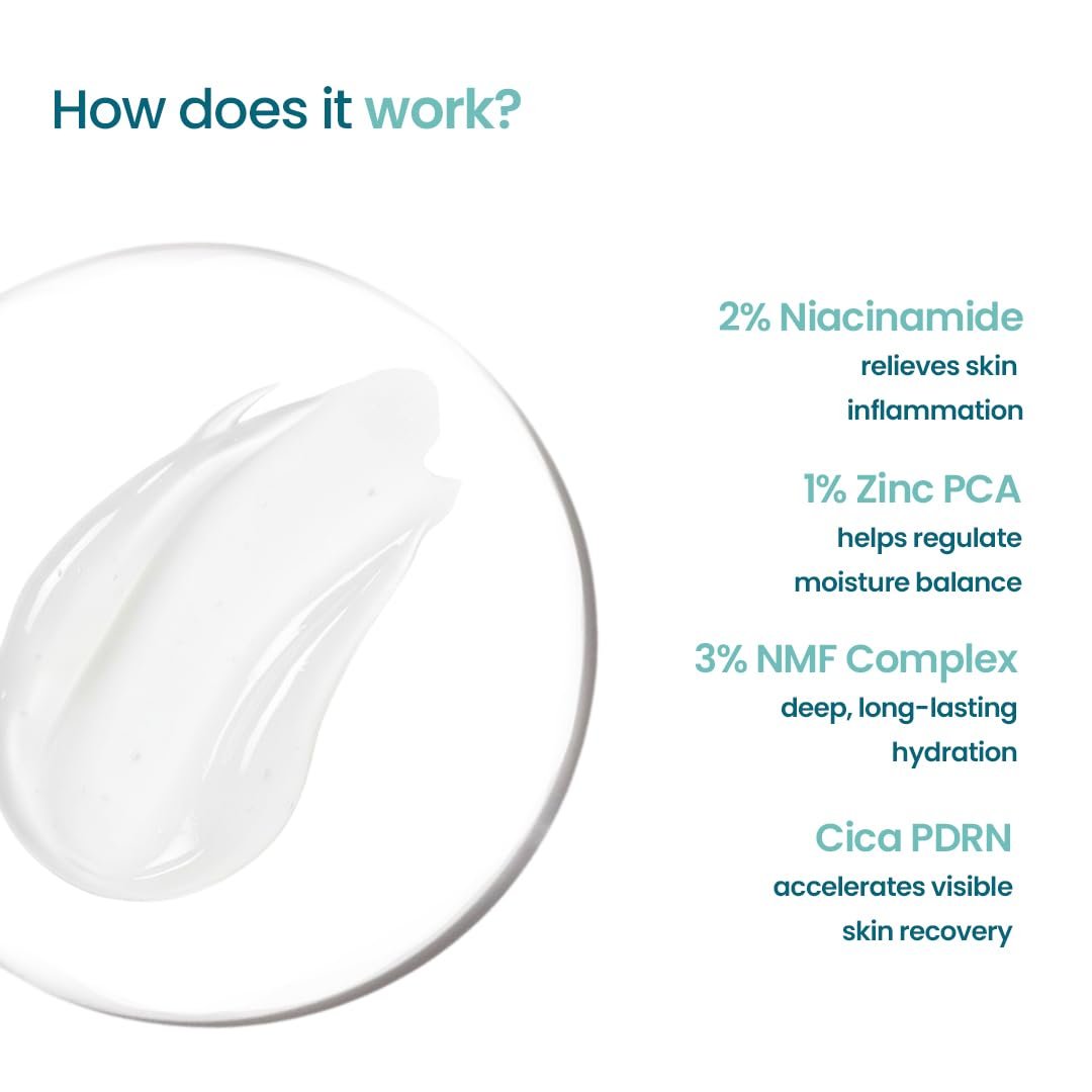 WishCare 2:1:3 NMF Water Gel Moisturizer for Face Oily Skin, Dry Skin, 50ml Oil-Free Moisturizer Cream For Acne Prone Face, With Niacinamide, Zinc PCA & NMF, Controls Oil & Hydrates, For Wom thumbnail