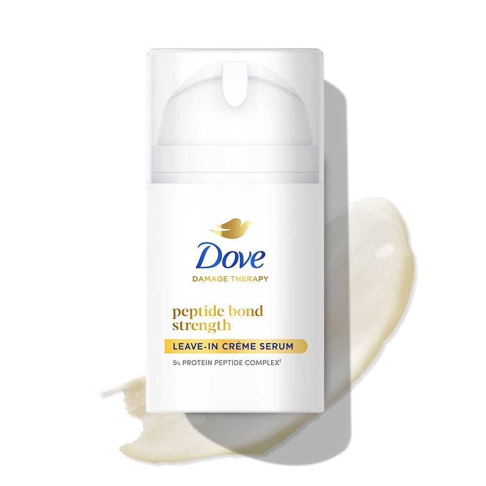 Dove Peptide Bond Strength Leave-in Crème Serum 52 ml |Enriched with 5% PROTEIN PEPTIDE Complex| Lightweight Texutre | Continuous Damage repair