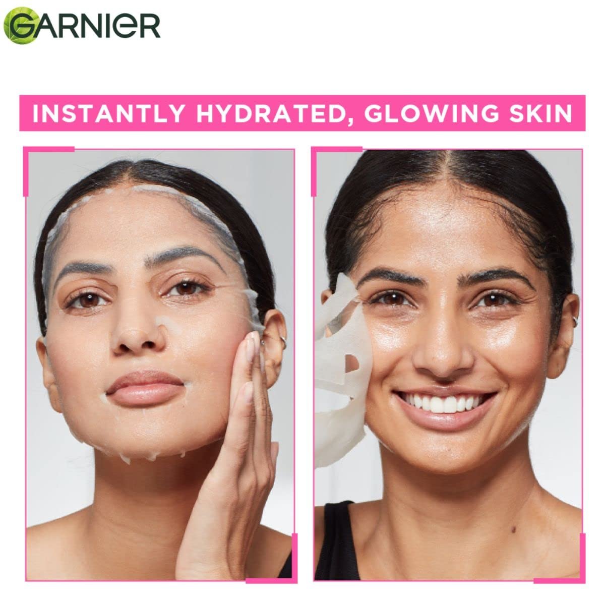Garnier Skin Naturals, Sheet Mask, Hydrating & Increases Glow, Sakura Glow, 28g thumbnail