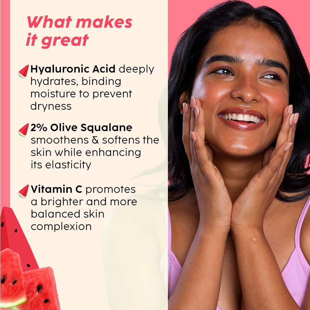 PLIX - THE PLANT FIX Watermelon Hydration Serum Stick (30g) for Instant Hydration, Long Lasting Moisturization | On the Go Moisturizer Stick for 24h Hydration | Light-weight & Quick absorbin thumbnail