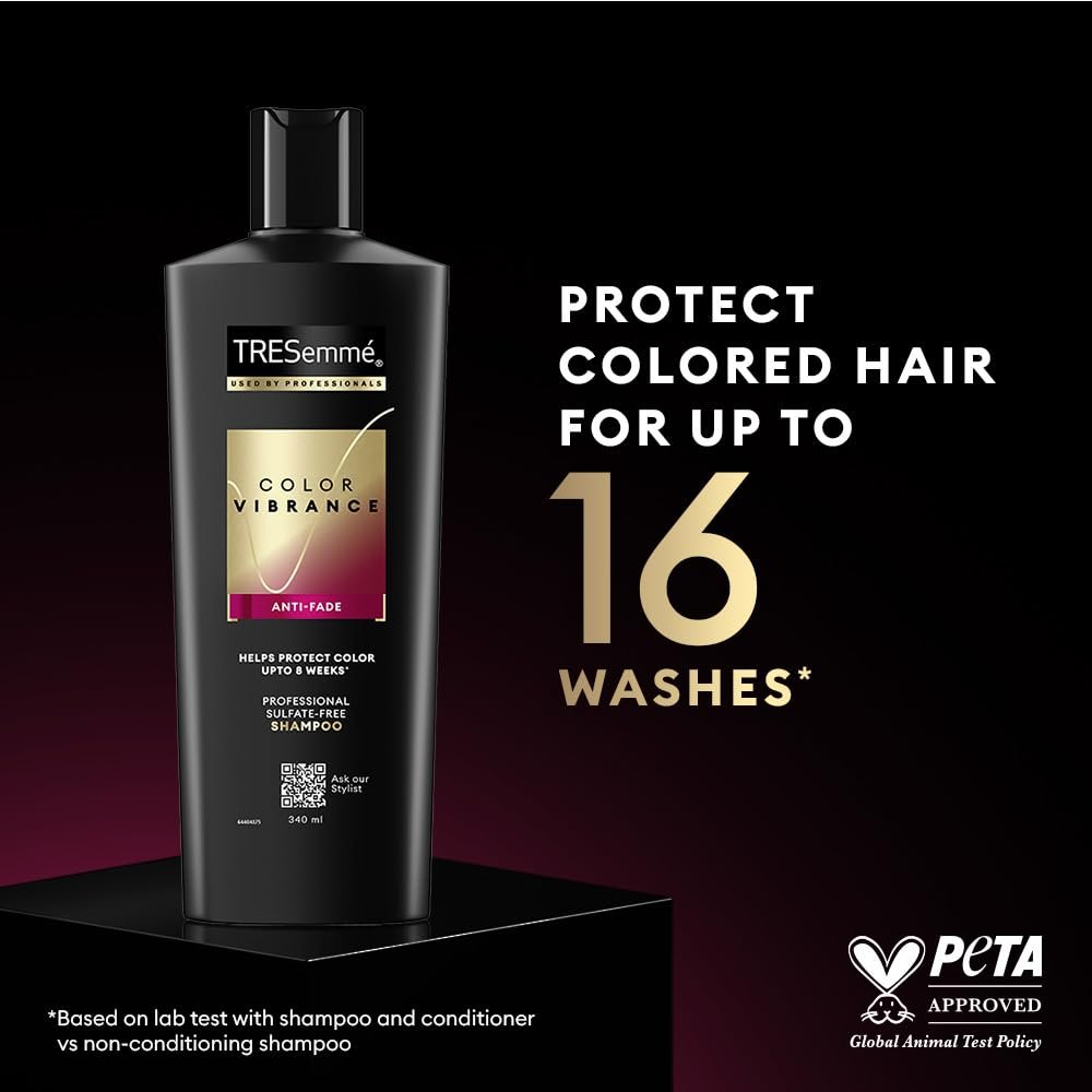 TRESemme Color Vibrance Conditioner 190ml With Sulfate-free formula and Anti-Fade Technology | Radiant Hair Color | Protects Colored Hair thumbnail