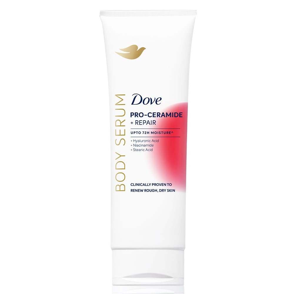 Important information Indications: For best results, massage a generous amount of this Dove moisturiser all over your body, taking extra time to apply to areas of very dry skin like lower l