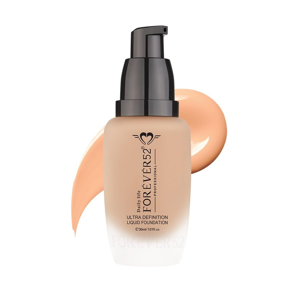 Daily Life Forever52 Ultra Definition Liquid Foundation | 24H Wear, Medium to Full Coverage, Pore-Minimizing & Mattifying, Long Lasting, Anti-Aging, Satin Finish | thumbnail
