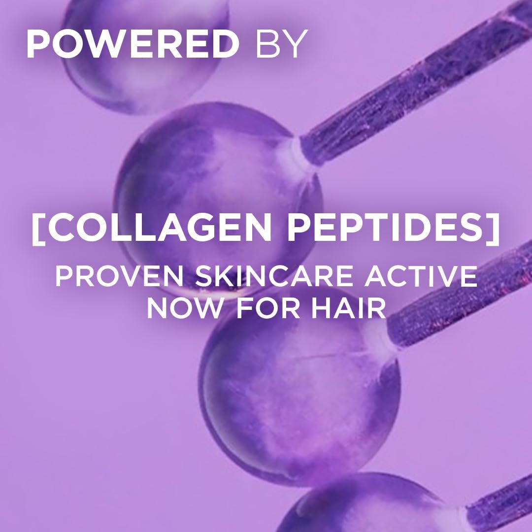 L'Oréal Paris Collagen Lifter Hair Thickening Serum with 7% Collagen Peptides for thin, flat hair | 72H lightweight volume & Frizz free hair, 80ml thumbnail