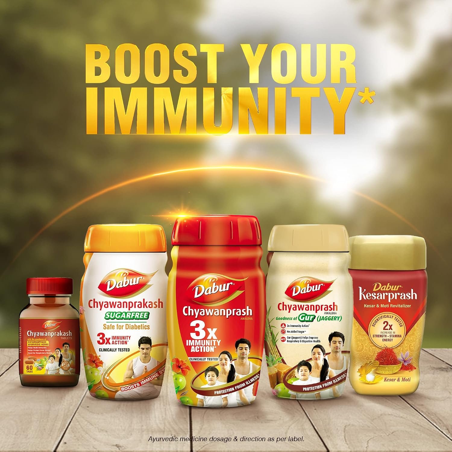 Dabur Chyawanprash - 950g | 3X Immunity Action | With 40+ Ayurvedic Herbs | Helps Build Strength & Stamina | Builds Overall Health | Ayurvedic Health Supplement | thumbnail