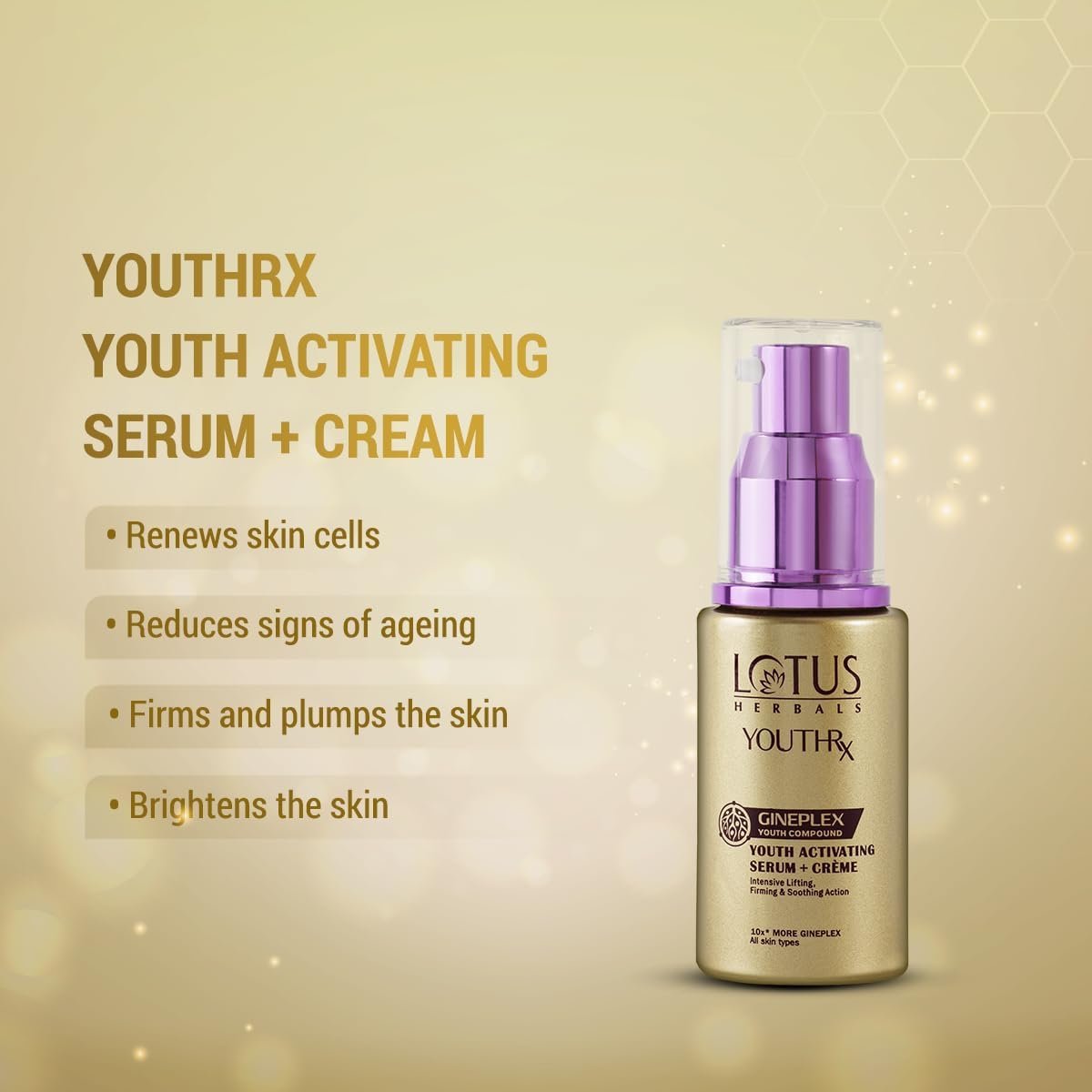 Lotus Herbals YouthRx Youth Activating Serum + Creme, 30ml thumbnail