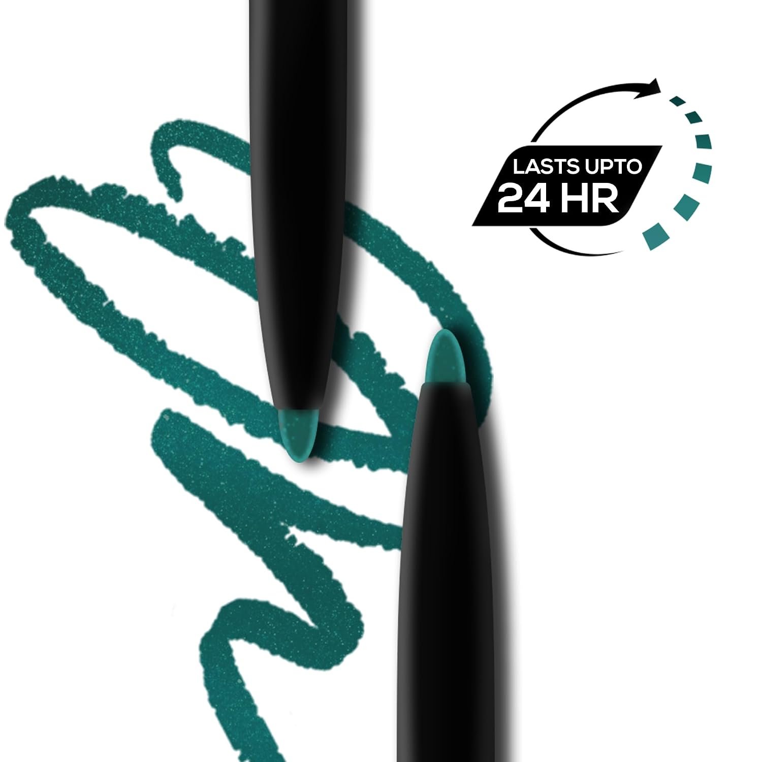 RENEE Kajal Pen with Sharpener - Bold Green 0.35gm 24 Hrs Stay Long Lasting Kohl Pencil, Matte Finish, Rich Color Payoff, Smudge & Water Proof with One Swipe Application Formula thumbnail