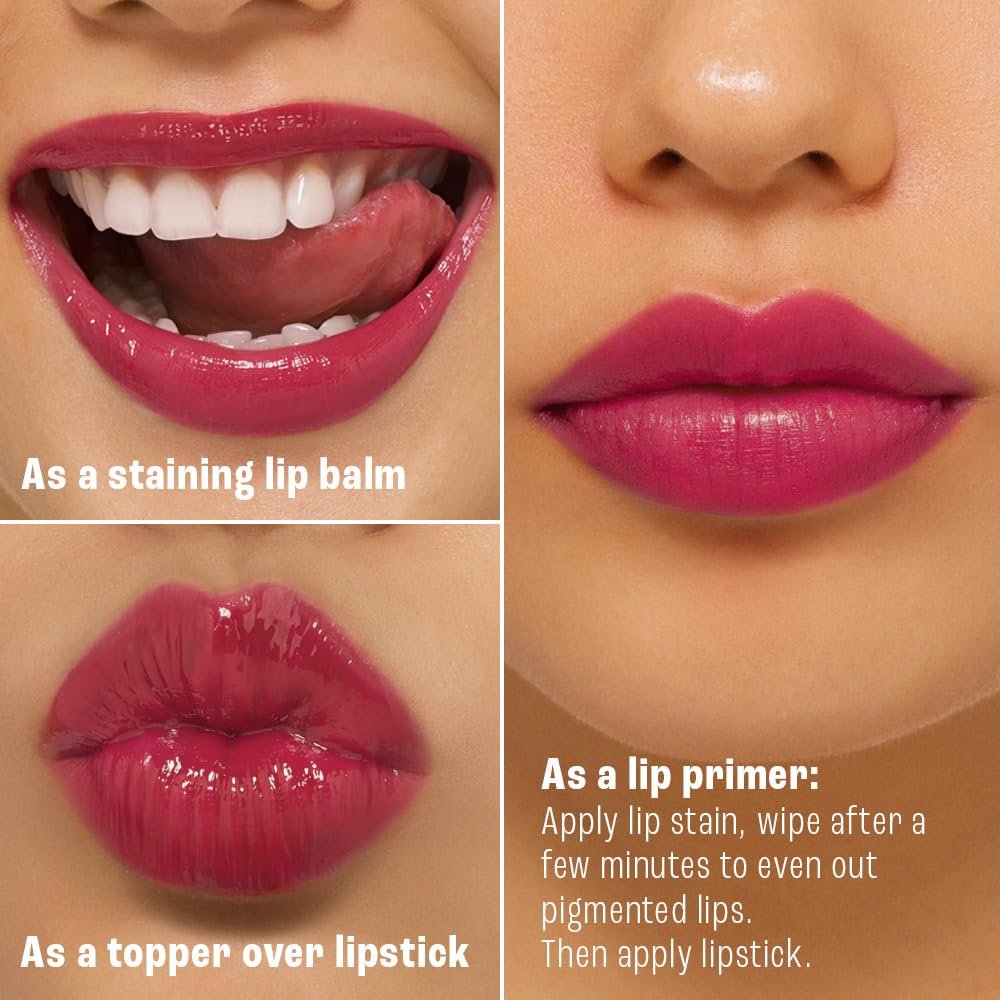 Lakme 9to5 Hya Beach Edit Lip Gloss Stain -2 Rosy Sunday, Long Lasting Stain, For Soft and Nourished Lips, with Linoleic Acid & Hyaluronic Acid, SPF 15, Non-Sticky and Lightweight, 10 ml thumbnail