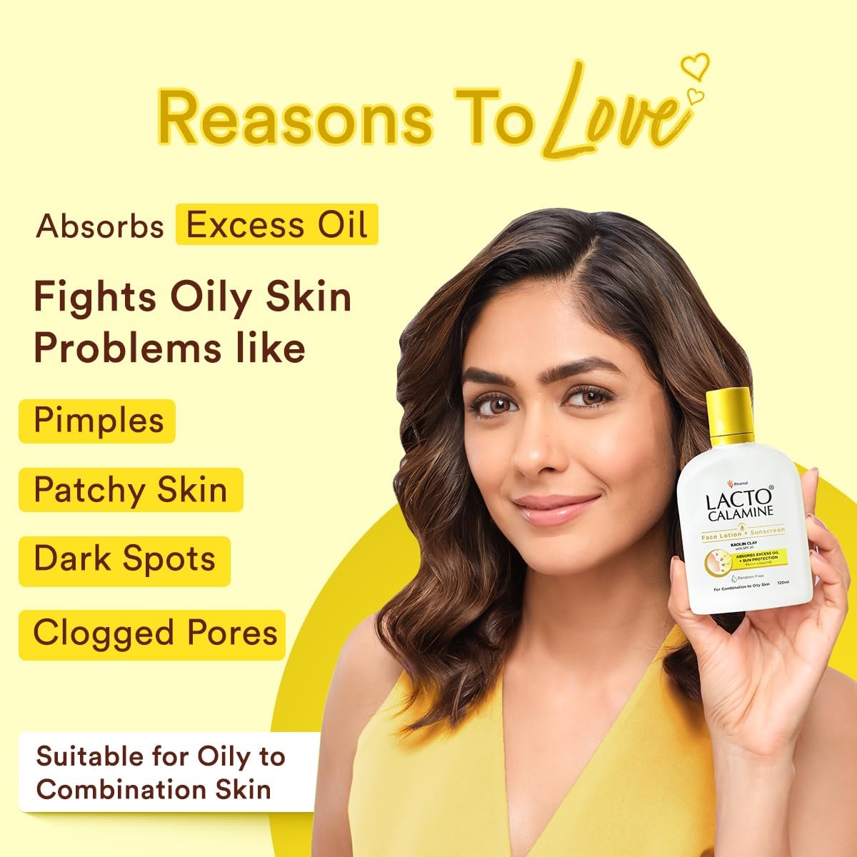 Lacto Calamine Sunscreen Lotion with SPF 30 | 120ml |UVA + UVB PA+++ | Kaolin Clay & Zinc Oxide | Daily Face Moisturizer For Oily Skin | thumbnail