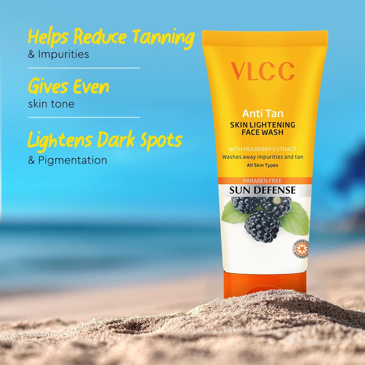 VLCC Anti-Tan Skin Lightening Face Wash – 150 ml x 2 (300 ml) | With Mulberry & Orange Peel Extract | Brightening Sunscreen with Broad Spectrum Protection thumbnail