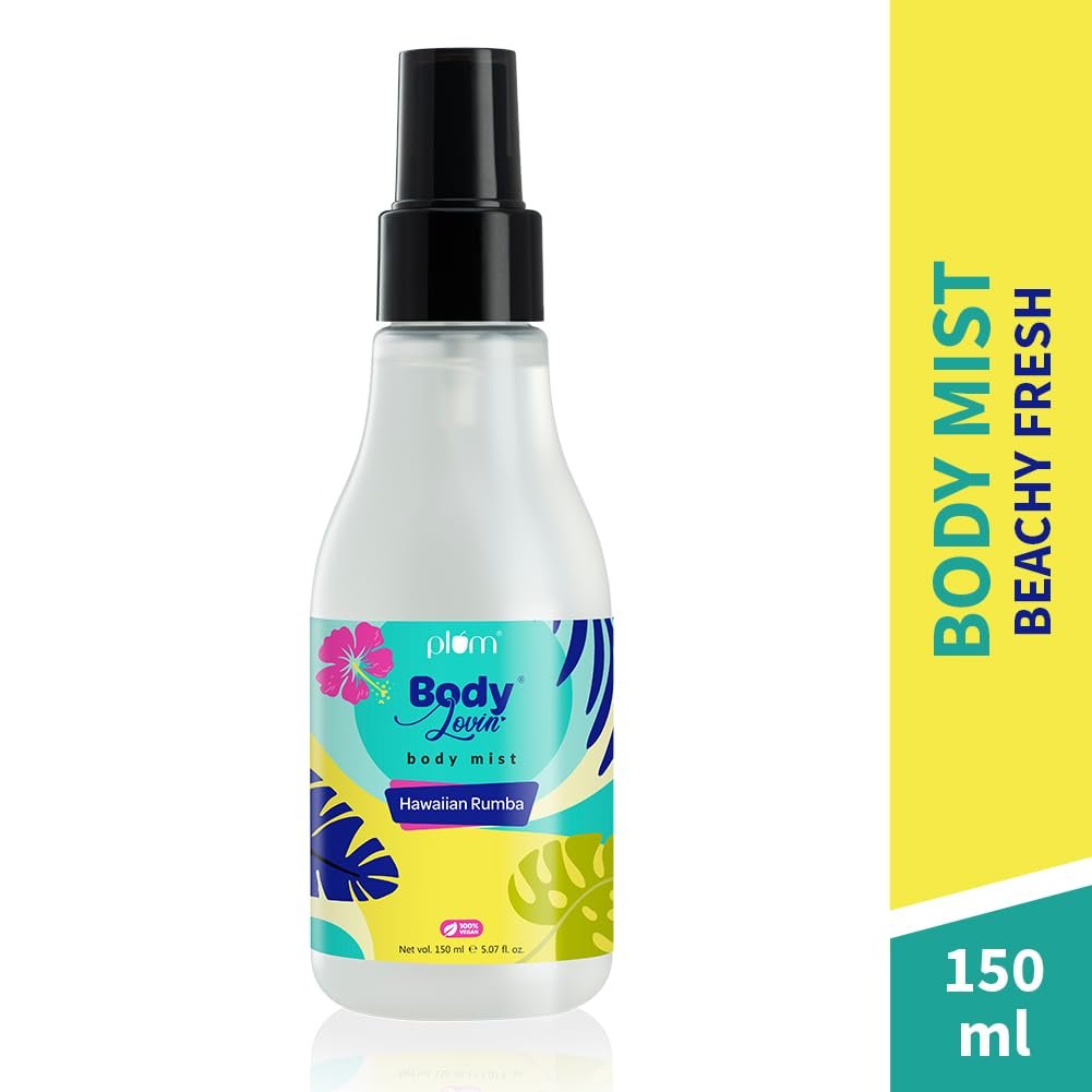 Plum BodyLovin Hawaiian Rumba Body Mist for Women | Refreshing Long Lasting Tropical Fragrance | Perfume Body Spray for Women  150ml thumbnail