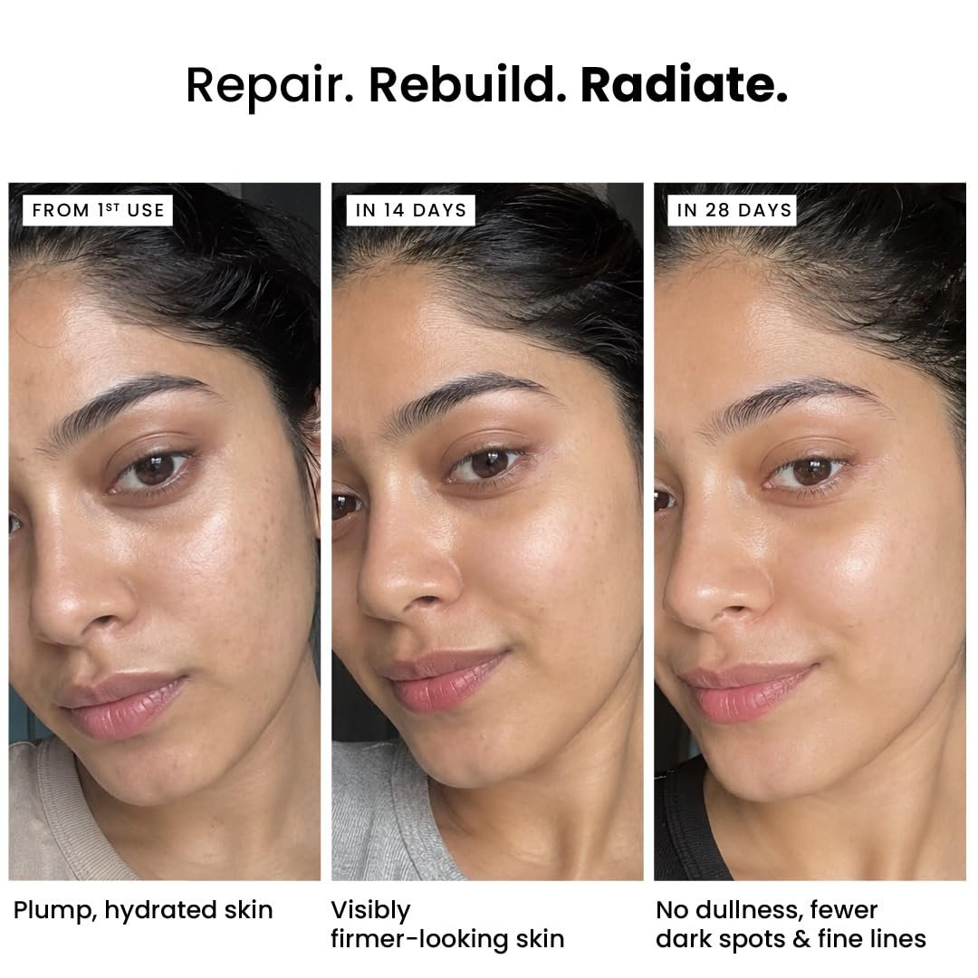 Foxtale Collagen PDRN Cell Renewal Serum with Niacinamide & Polyglutamic Acid | Firms, Plumps & Deeply Hydrates | Strengthens Barrier Against Pollution for Glass Skin | All Skin Types - 30ml thumbnail