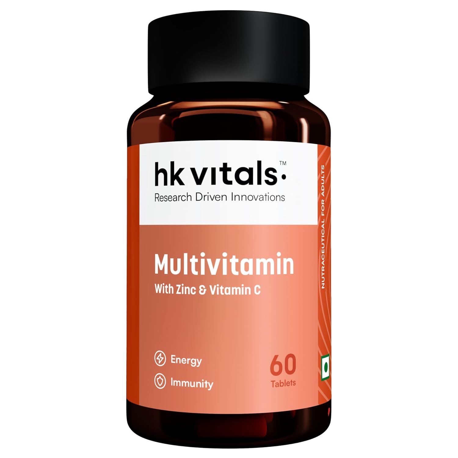 hk vitals Multivitamin, 60 Tablets With Zinc, Vitamins C & D3, Multiminerals & Ginseng Extract thumbnail