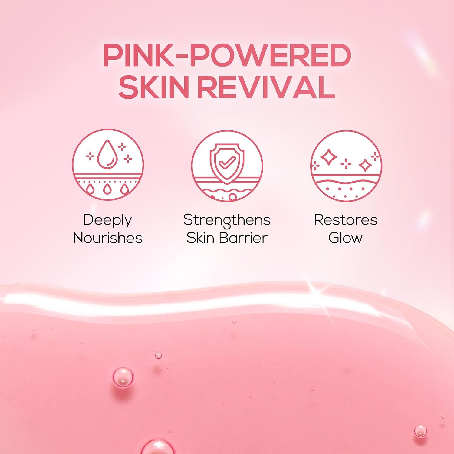 RENEE Pink Therapy PDRN Pink Peptide Face Serum For Glowing, Radiant Skin | Hydrates, Boosts Collagen, Evens Skin Tone | Lightweight, Quick Absorbing | 30ml thumbnail