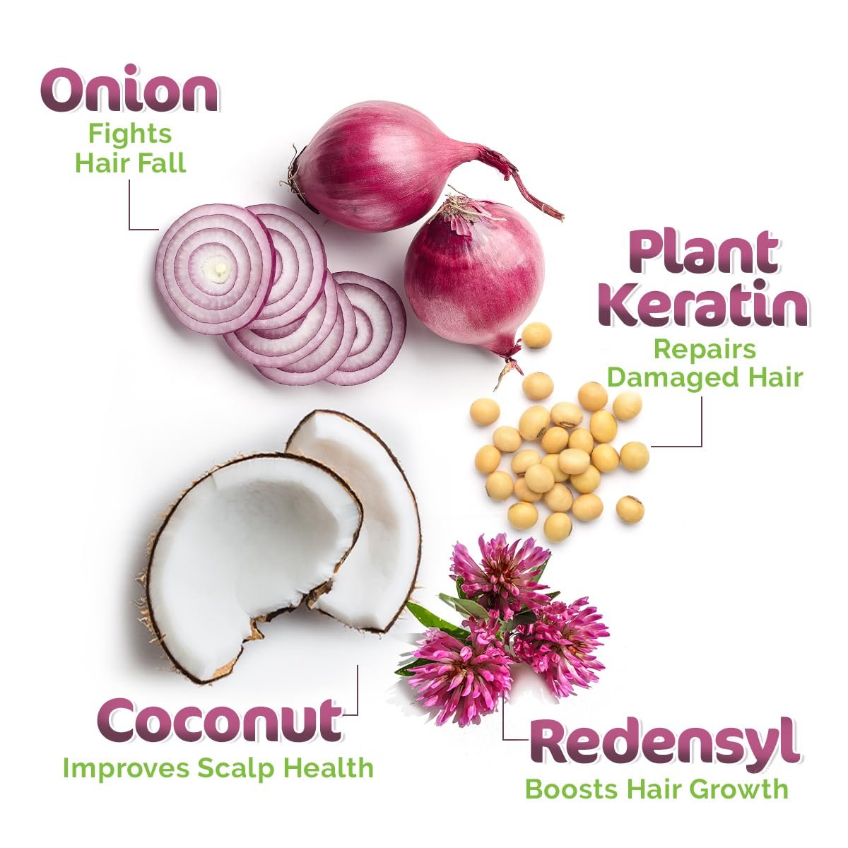 Mamaearth Anti-Hair Fall Spa Kit | Onion Shampoo 250 ml + Conditioner 250 ml + Hair Oil 150 ml thumbnail