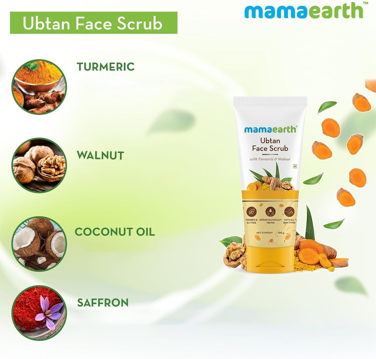 Mamaearth Ubtan Scrub / 100ml thumbnail