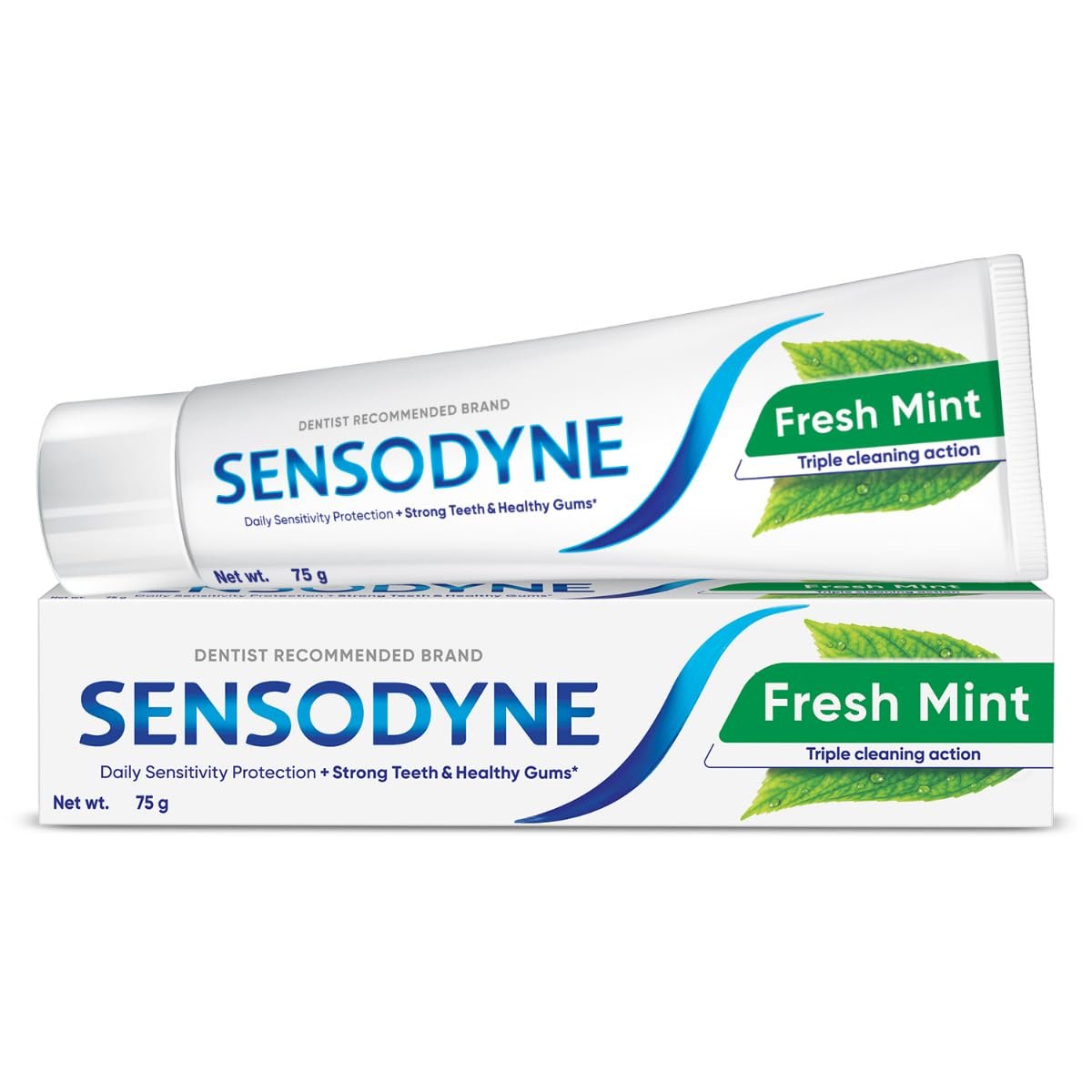 Sensodyne Toothpaste Fresh Mint | Daily Sensitivity Relief Tooth Paste Pack of 1 - 75gm |