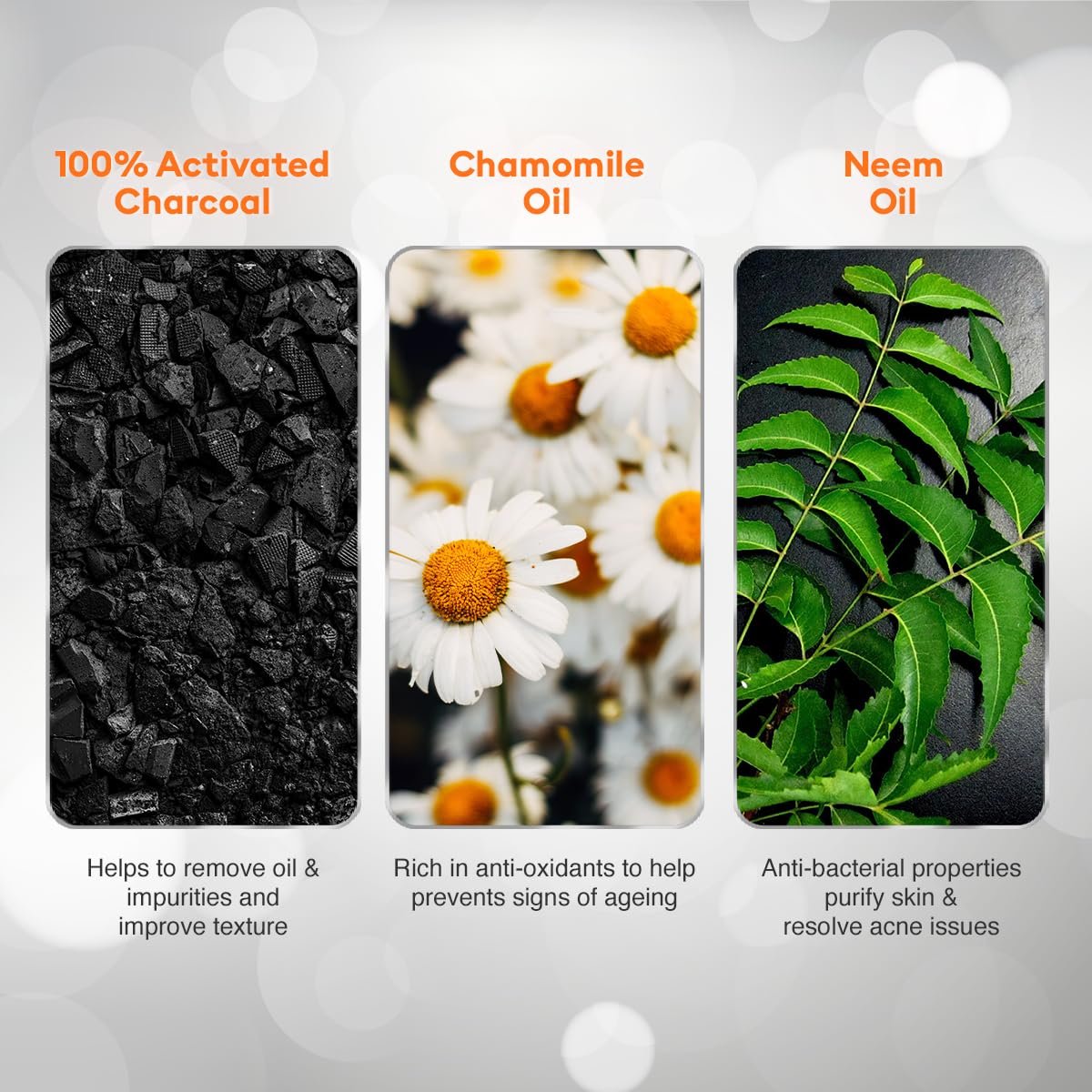 VLCC 7X Ultra Whitening & Brightening Charcoal Peel Off Mask - 100g | With Vitamin E, Rosewater, Lemon Peel Oil thumbnail