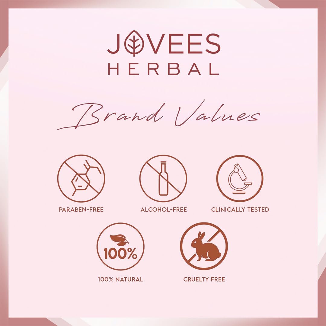 Jovees Herbal White Water Lily Moisturizing Lotion | For Normal to Dry Skin | Lightweight, Non-Sticky, Optimum Moisturization | 100ml thumbnail