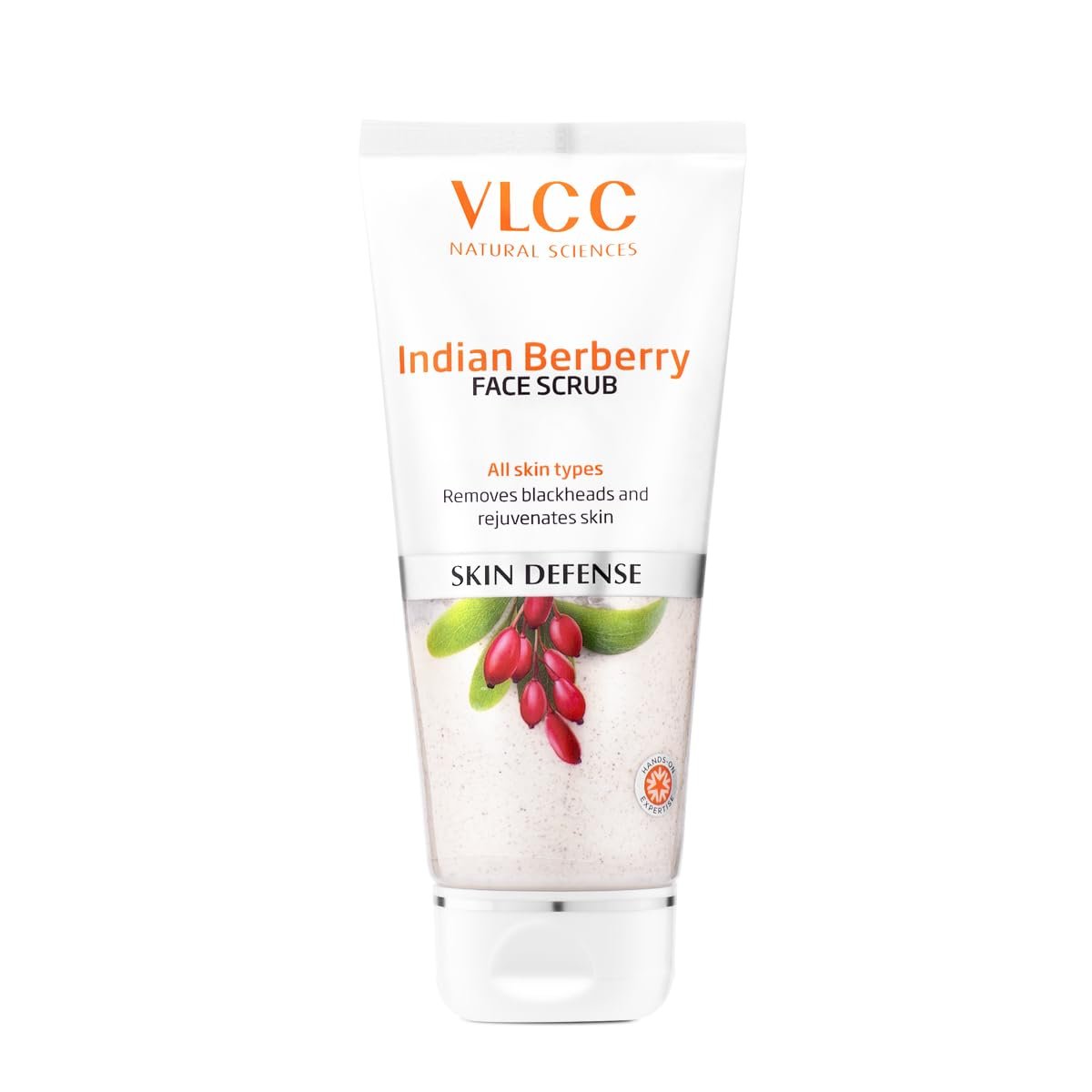 VLCC Indian Berberry Face Scrub - 80g | Gentle Scrub | Helps remove Dead Skin Cells | Clears Skin and Helps remove Blackheads