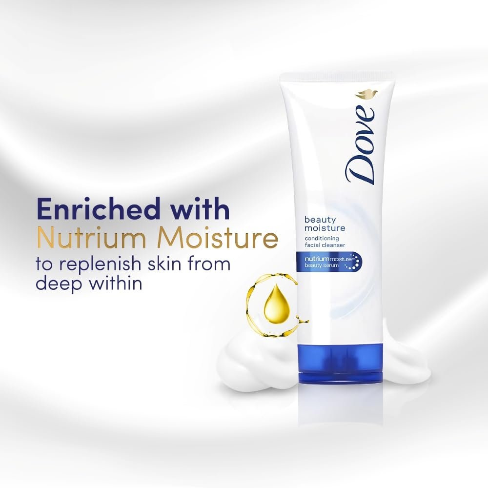 Dove Beauty Moisture Conditioning Face Wash Cleanser – 50ml | Gentle Cleansing & Moisturizing Care for Soft, Smooth Skin thumbnail