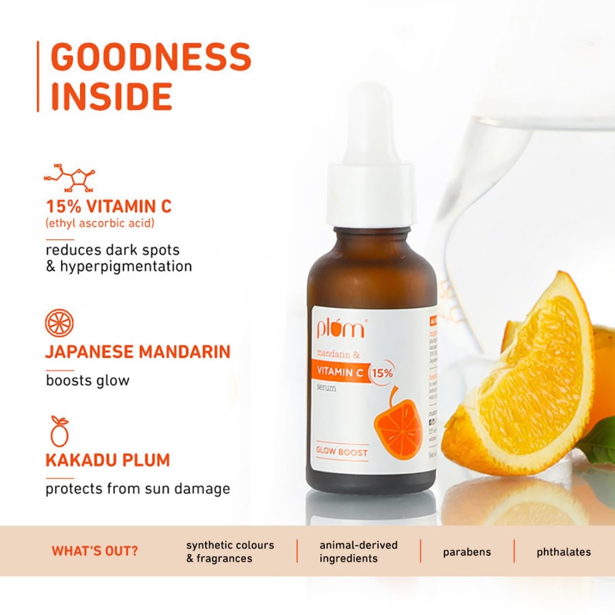 Plum 15% Vitamin C Advanced Serum for Glowing Skin | for Oily, Dry & Combination Skin | Men & Women | 20ml thumbnail